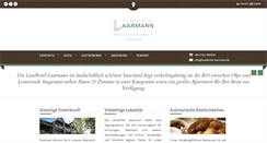 Desktop Screenshot of landhotel-laarmann.de