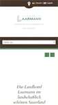 Mobile Screenshot of landhotel-laarmann.de